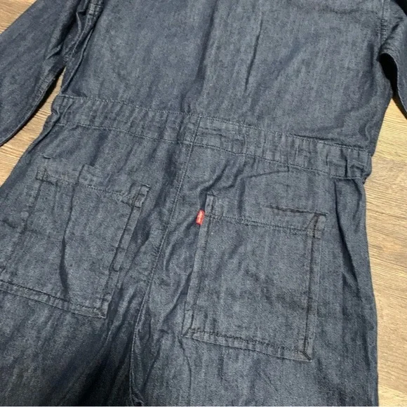 Levi’s x Free People Oversized Cotton Denim Jumpsuit Small - Picture 4 of 7